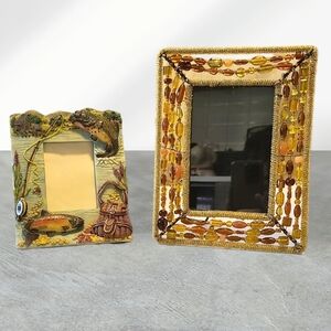 Fishing & Beaded Picture Frames